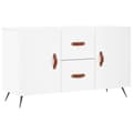 Miniatyrbilde 1 av 11: vidaXL Skjenk hvit 100x36x60 cm konstruert tre