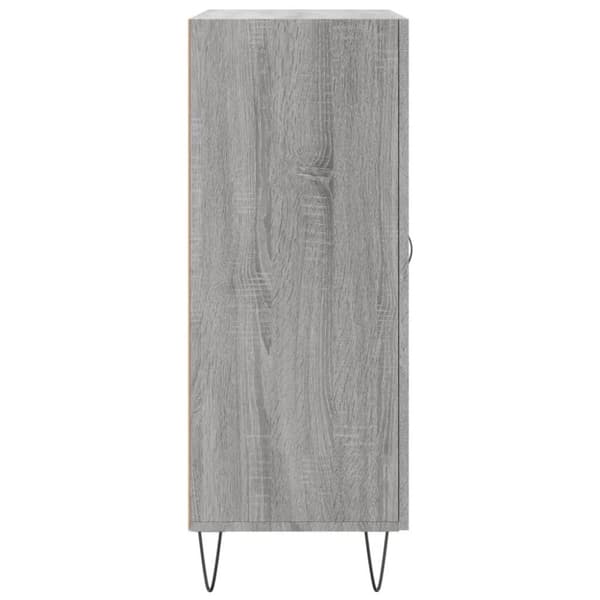 vidaXL Senkki harmaa Sonoma 69,5x34x90 cm tekninen puu