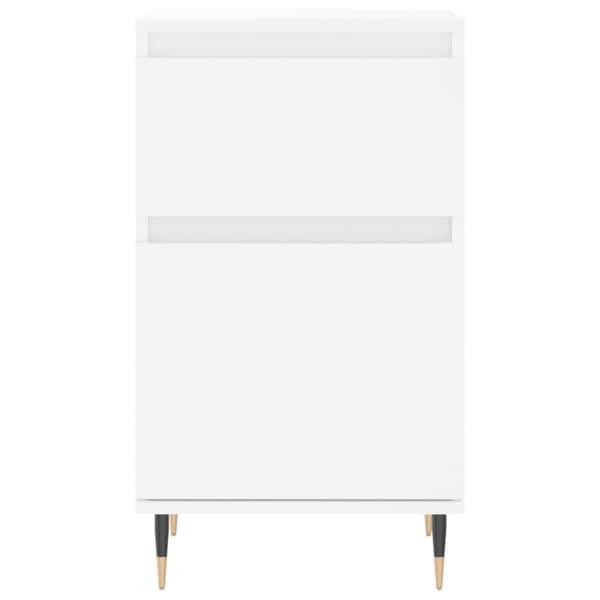vidaXL Skjenker 2 stk hvit 40x35x70 cm konstruert tre