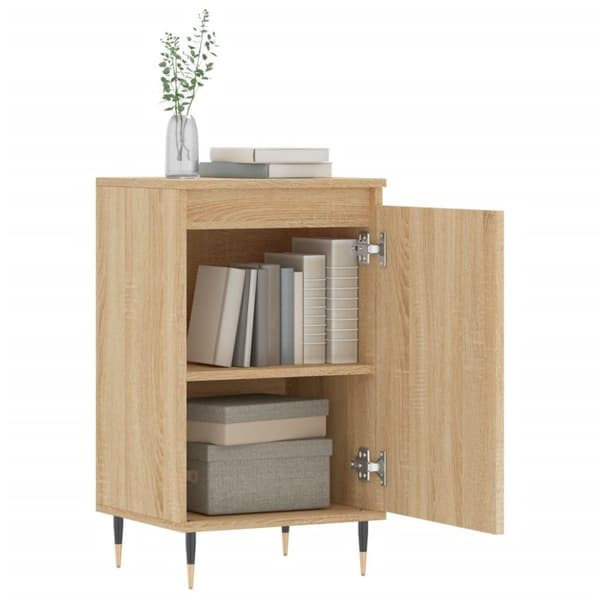 vidaXL skænke 2 stk. 40x35x70 cm konstrueret træ sonoma-eg