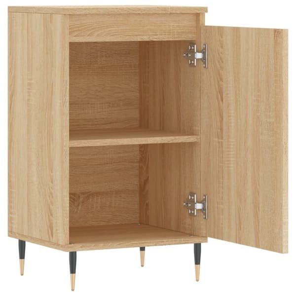vidaXL skænke 2 stk. 40x35x70 cm konstrueret træ sonoma-eg