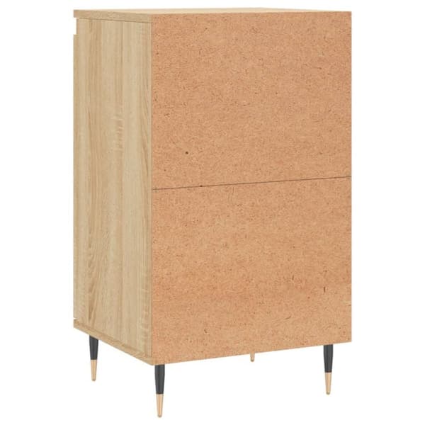 vidaXL skænke 2 stk. 40x35x70 cm konstrueret træ sonoma-eg
