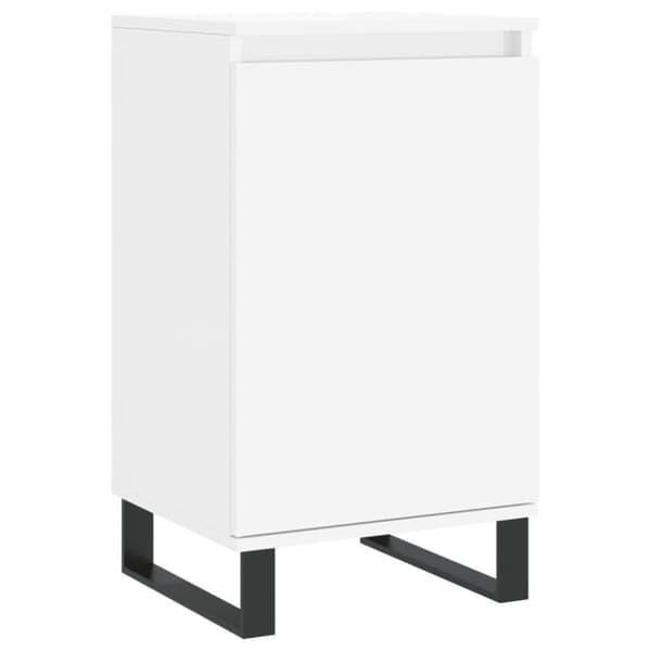 vidaXL skænke 2 stk. 40x35x70 cm konstrueret træ hvid