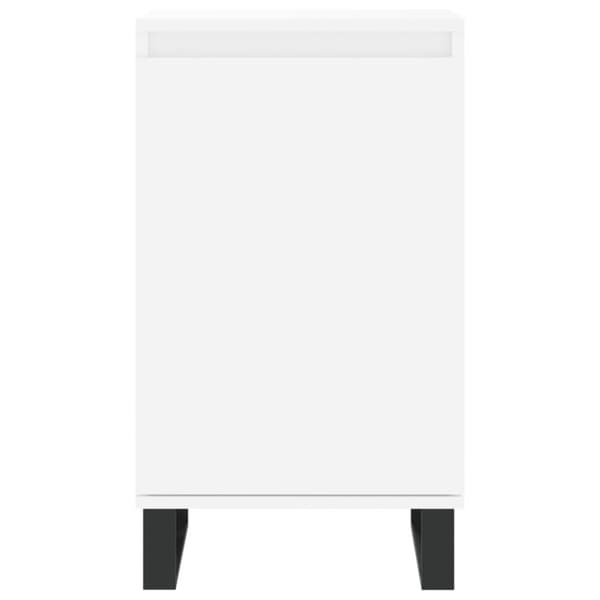 vidaXL skænke 2 stk. 40x35x70 cm konstrueret træ hvid