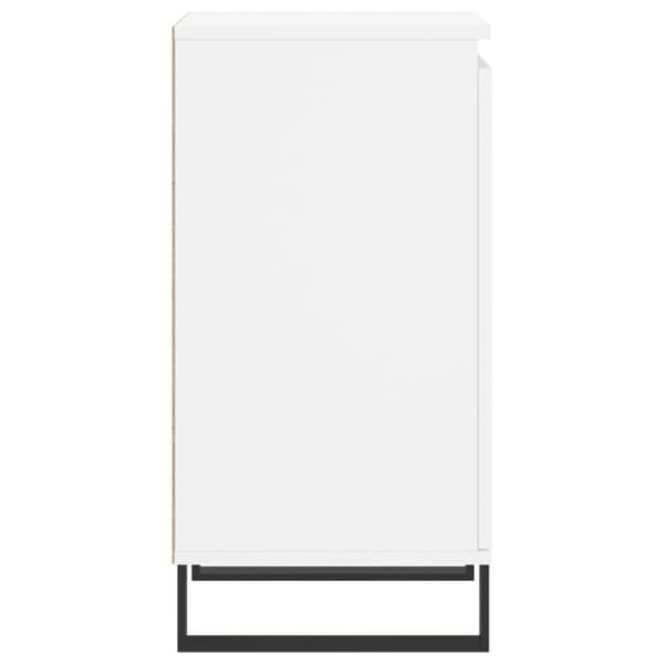vidaXL skænke 2 stk. 40x35x70 cm konstrueret træ hvid