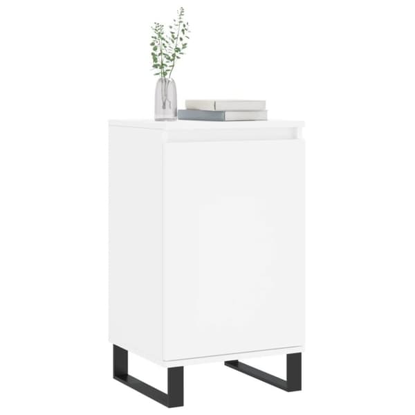 vidaXL skænke 2 stk. 40x35x70 cm konstrueret træ hvid