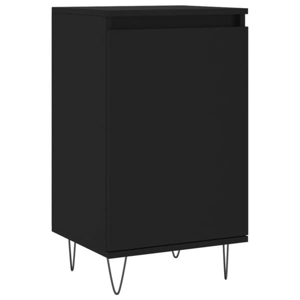 vidaXL skænke 2 stk. 40x35x70 cm konstrueret træ sort