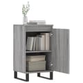 Pikkukuva 3 / 11: vidaXL Senkit 2 kpl harmaa Sonoma 40x35x70 cm tekninen puu