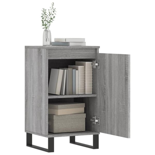 vidaXL Senkit 2 kpl harmaa Sonoma 40x35x70 cm tekninen puu