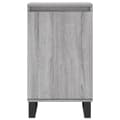 Pikkukuva 5 / 11: vidaXL Senkit 2 kpl harmaa Sonoma 40x35x70 cm tekninen puu