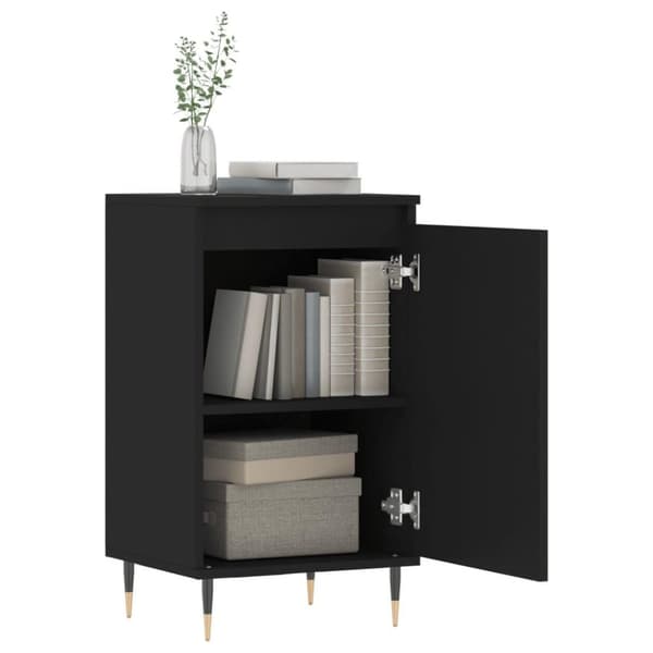 vidaXL Senkit 2 kpl musta 40x35x70 cm tekninen puu