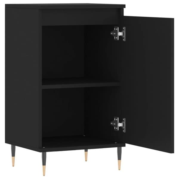 vidaXL Senkit 2 kpl musta 40x35x70 cm tekninen puu