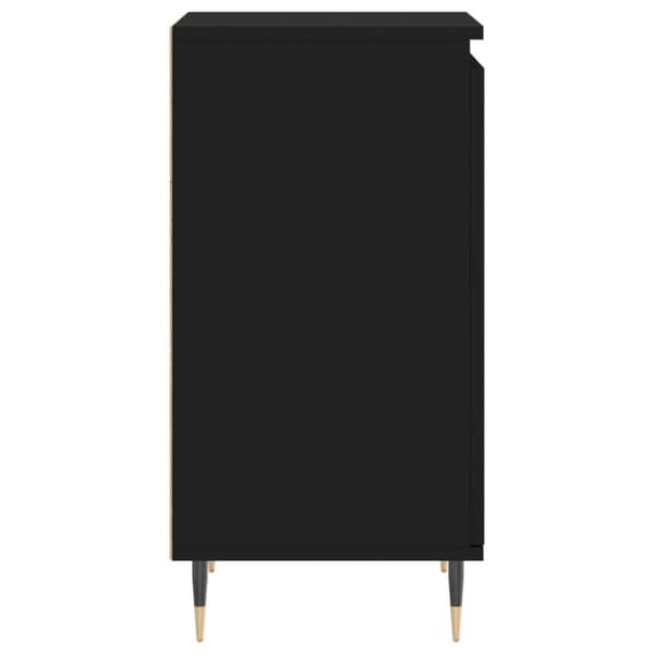 vidaXL Senkit 2 kpl musta 40x35x70 cm tekninen puu