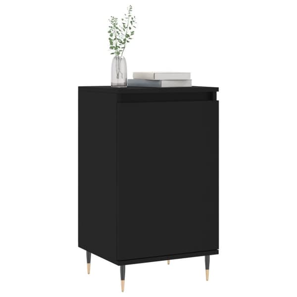 vidaXL Senkit 2 kpl musta 40x35x70 cm tekninen puu