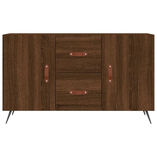 vidaXL Senkki ruskea tammi 100x36x60 cm tekninen puu