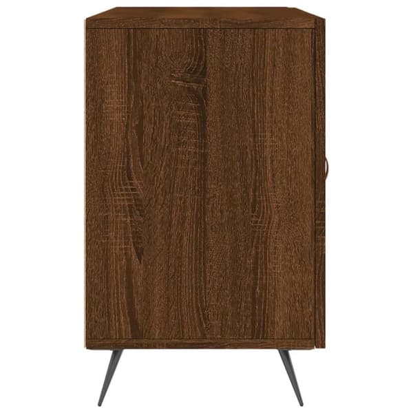 vidaXL Senkki ruskea tammi 100x36x60 cm tekninen puu
