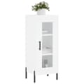 Miniatyrbilde 3 av 11: vidaXL Skjenk hvit 34,5x34x90 cm konstruert tre