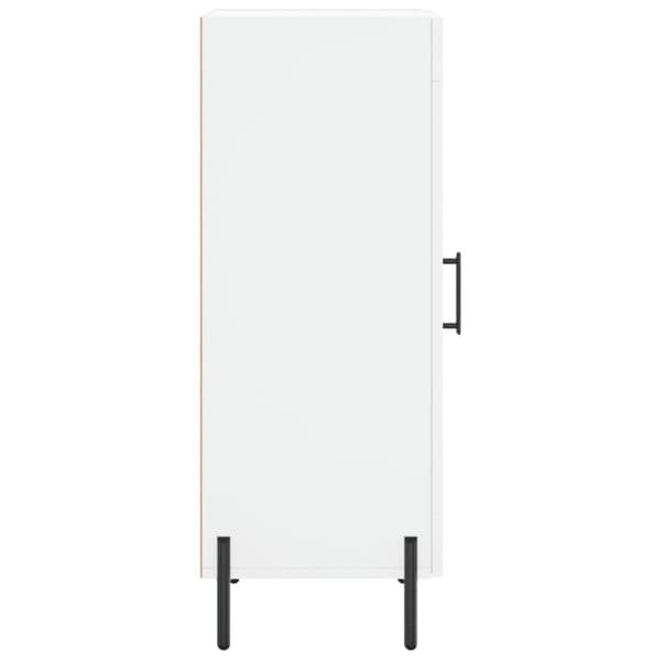 vidaXL Skjenk hvit 34,5x34x90 cm konstruert tre