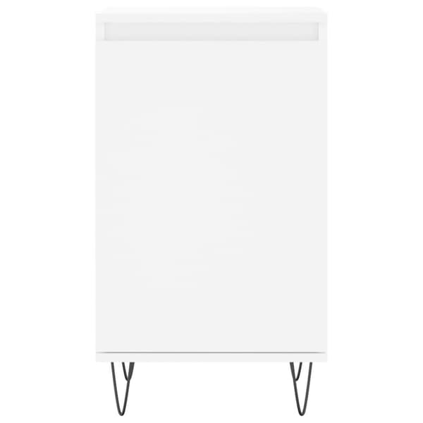 vidaXL Senkit 2 kpl valkoinen 40x35x70 cm tekninen puu