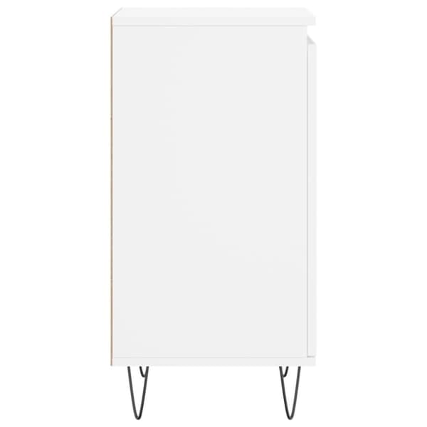 vidaXL Senkit 2 kpl valkoinen 40x35x70 cm tekninen puu