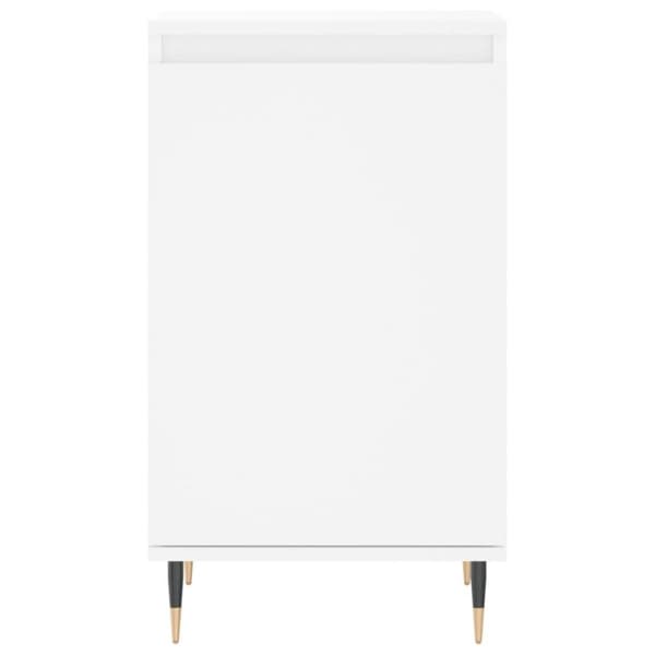 vidaXL Skjenker 2 stk hvit 40x35x70 cm konstruert tre