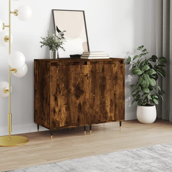 vidaXL Senkit 2 kpl savutammi 40x35x70 cm tekninen puu