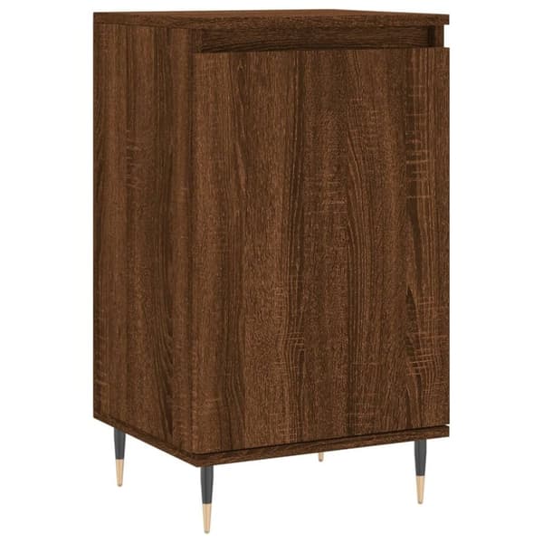 vidaXL Byråer 2 st brun ek 40x35x70 cm konstruerat trä