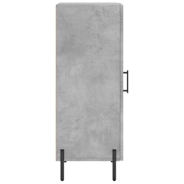 vidaXL Skjenk betonggrå 34,5x34x90 cm konstruert tre