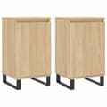 Pikkukuva 1 / 11: vidaXL Senkit 2 kpl Sonoma tammi 40x35x70 cm tekninen puu