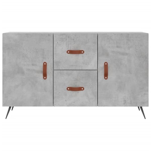 vidaXL Senkki betoninharmaa 100x36x60 cm tekninen puu