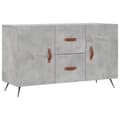 Pikkukuva 1 / 11: vidaXL Senkki betoninharmaa 100x36x60 cm tekninen puu