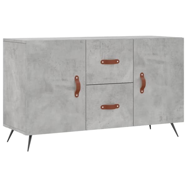 vidaXL Senkki betoninharmaa 100x36x60 cm tekninen puu