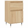Miniatyrbillede 4 af 11: vidaXL skænke 2 stk. 40x35x70 cm konstrueret træ sonoma-eg