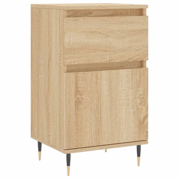 vidaXL Skjenker 2 stk sonoma eik 40x35x70 cm konstruert tre