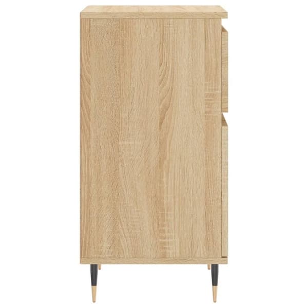 vidaXL Skjenker 2 stk sonoma eik 40x35x70 cm konstruert tre