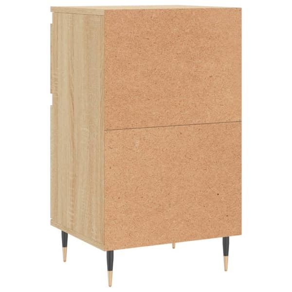 vidaXL Skjenker 2 stk sonoma eik 40x35x70 cm konstruert tre