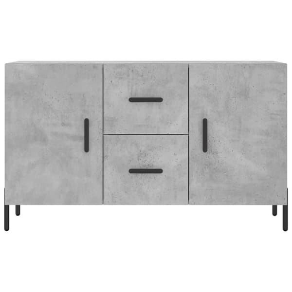 vidaXL Skjenk betonggrå 100x36x60 cm konstruert tre