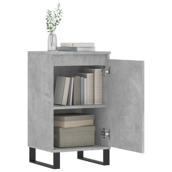 vidaXL Senkit 2 kpl betoninharmaa 40x35x70 cm tekninen puu