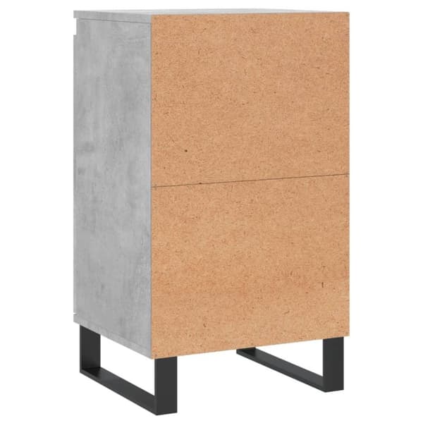 vidaXL Senkit 2 kpl betoninharmaa 40x35x70 cm tekninen puu