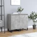 Pikkukuva 11 / 11: vidaXL Senkit 2 kpl betoninharmaa 40x35x70 cm tekninen puu