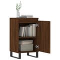 Miniatyrbilde 3 av 11: vidaXL Skjenker 2 stk brun eik 40x35x70 cm konstruert tre