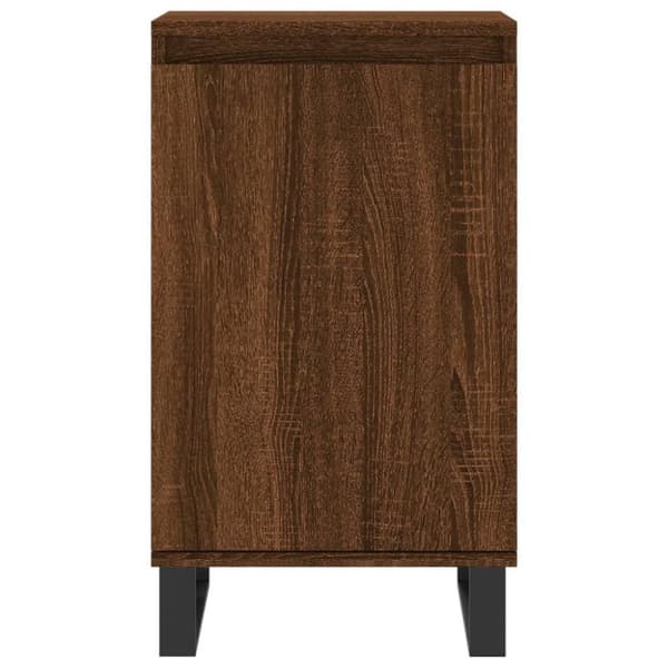 vidaXL skænke 2 stk. 40x35x70 cm konstrueret træ brun egetræsfarve