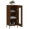 Miniatyrbilde 3 av 11: vidaXL Skjenk brun eik 34,5x34x90 cm konstruert tre