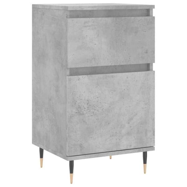 vidaXL Skjenker 2 stk betonggrå 40x35x70 cm konstruert tre