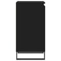 Miniatyrbilde 7 av 11: vidaXL Skjenk 2 stk svart 40x35x70 cm konstruert tre