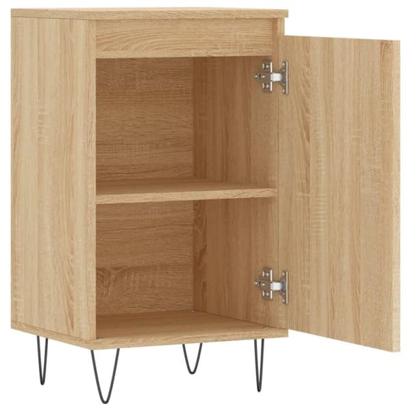 vidaXL Byråer 2 st sonoma-ek 40x35x70 cm konstruerat trä
