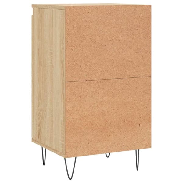 vidaXL Byråer 2 st sonoma-ek 40x35x70 cm konstruerat trä