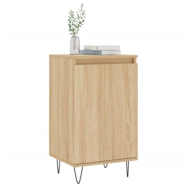 vidaXL Byråer 2 st sonoma-ek 40x35x70 cm konstruerat trä