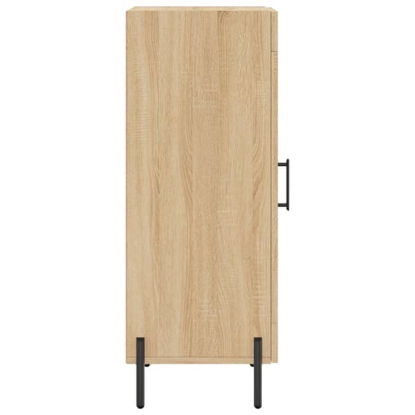 vidaXL Skjenk sonoma eik 34,5x34x90 cm konstruert tre