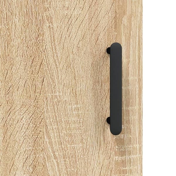 vidaXL Skjenk sonoma eik 34,5x34x90 cm konstruert tre